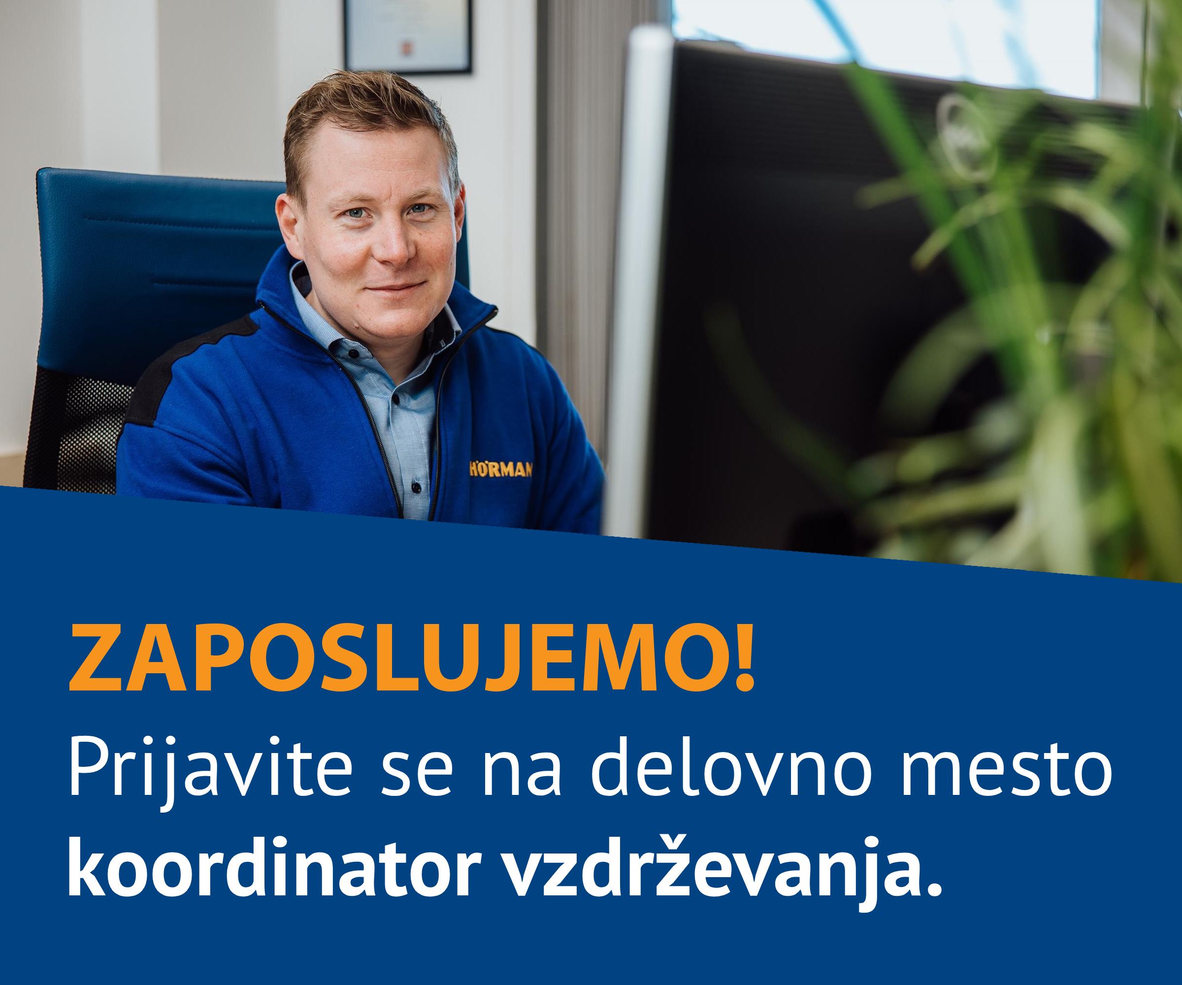 Zaposlitveni oglas za koordinatorja vzdrževanja v podjetju H&ouml;rmann Slovenija