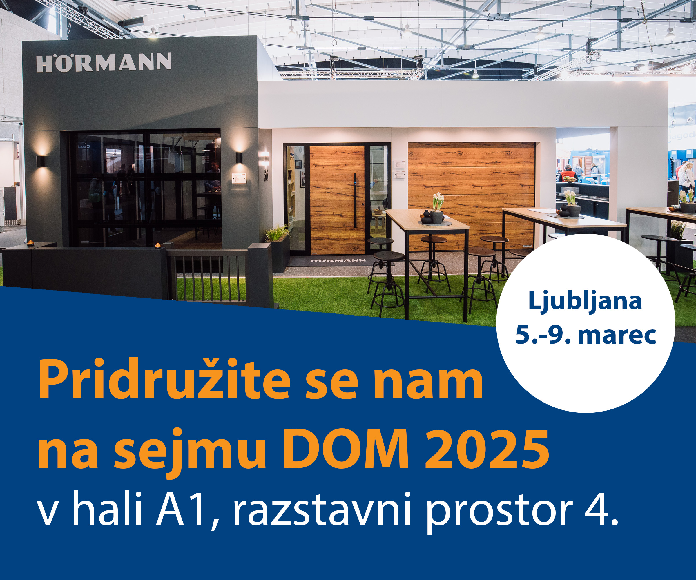 Hörmann Slovenija na sejmu DOM 2025