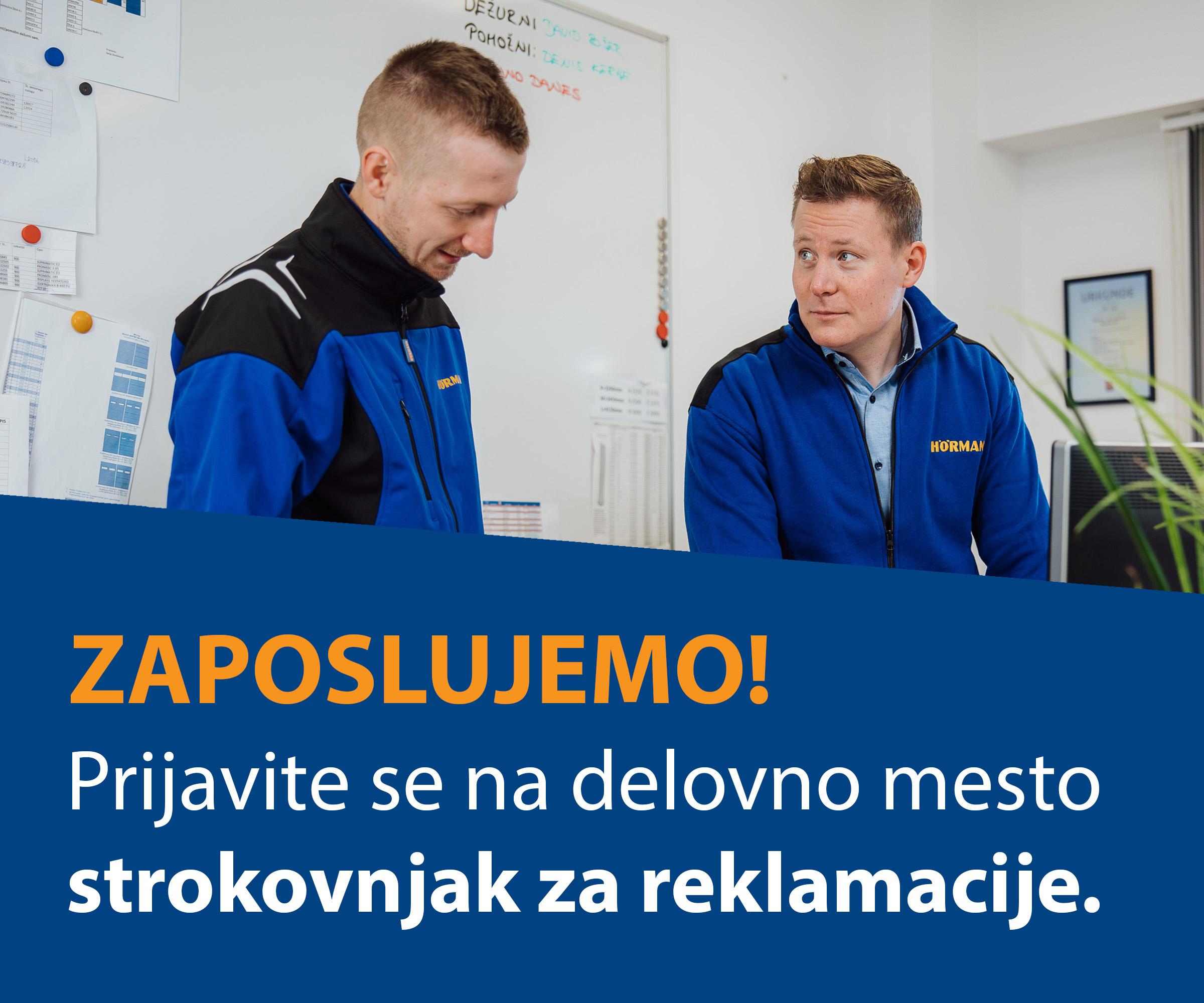 Prosto delovno mesto: Strokovnjak za reklamacije