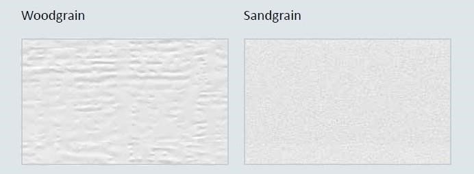 Površini Woodgrain in Sandgrain